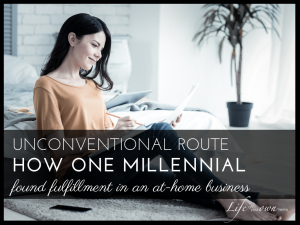 Millennial in at-home business